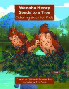 Children's Coloring Book-Wenaha Henry Seeds to a Tree