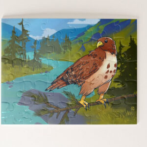 30 Piece Puzzle-Wenaha Henry overlooking the river